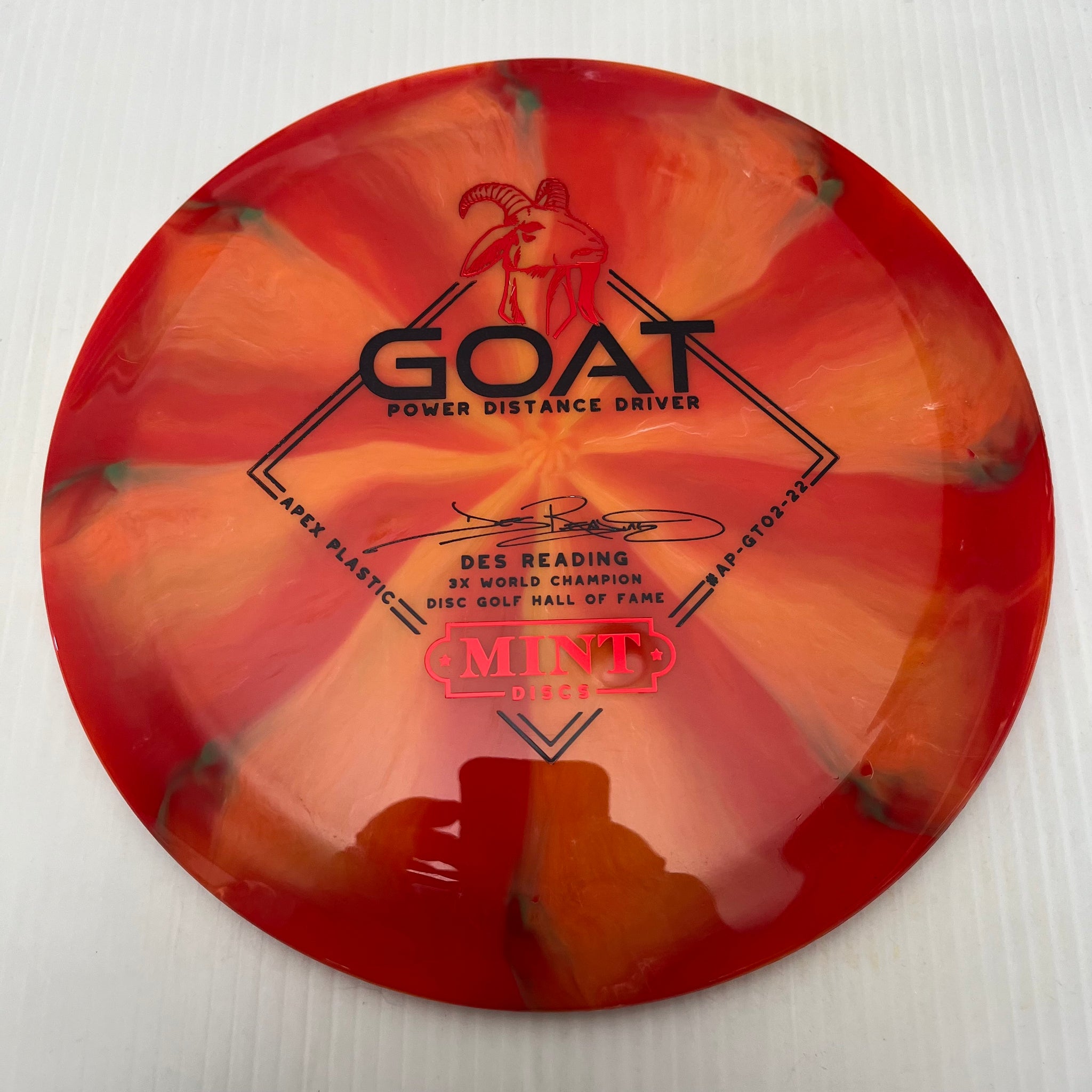 Mint Discs 2023 Des Reading Swirly Apex Goat 12/5/-1/3