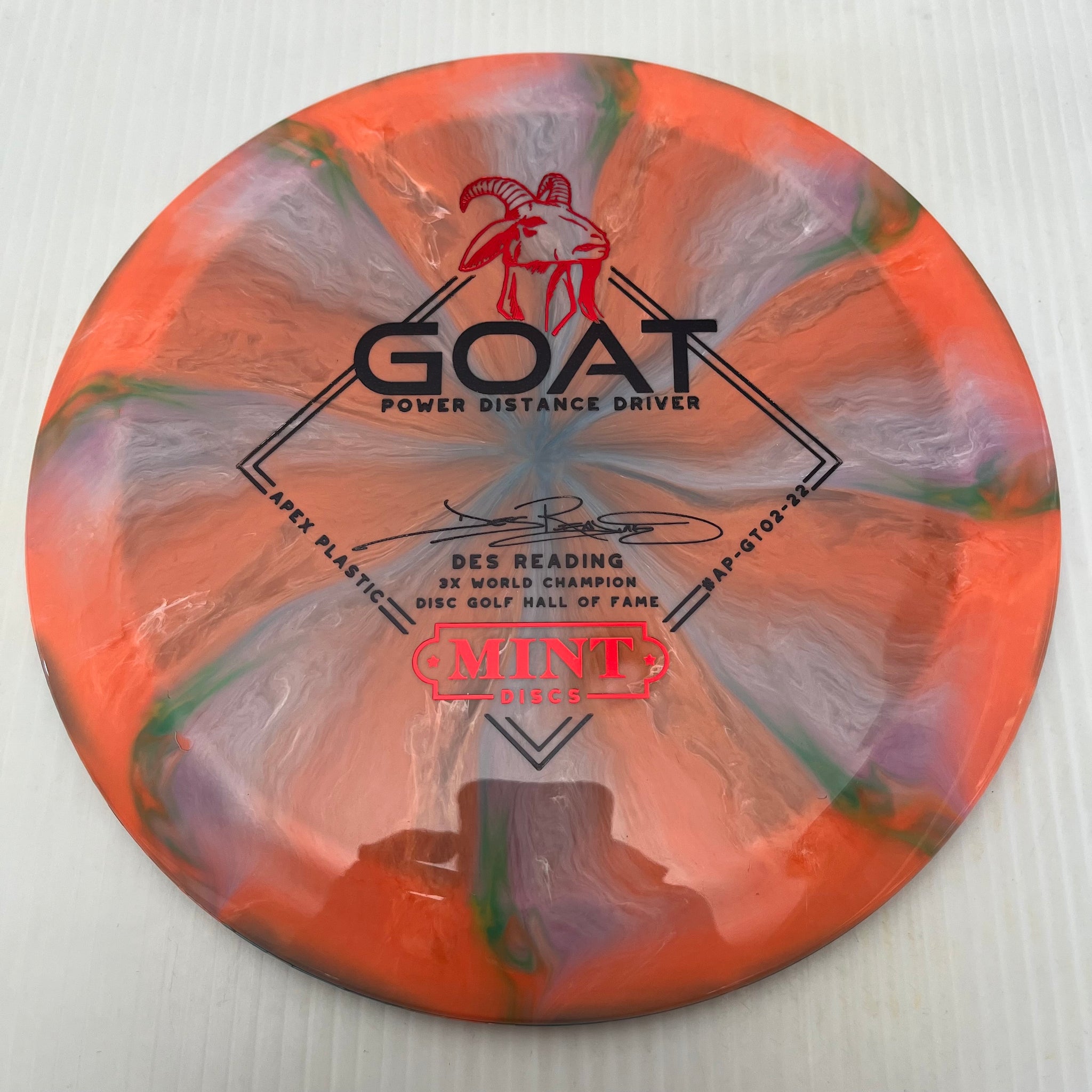 Mint Discs 2023 Des Reading Swirly Apex Goat 12/5/-1/3
