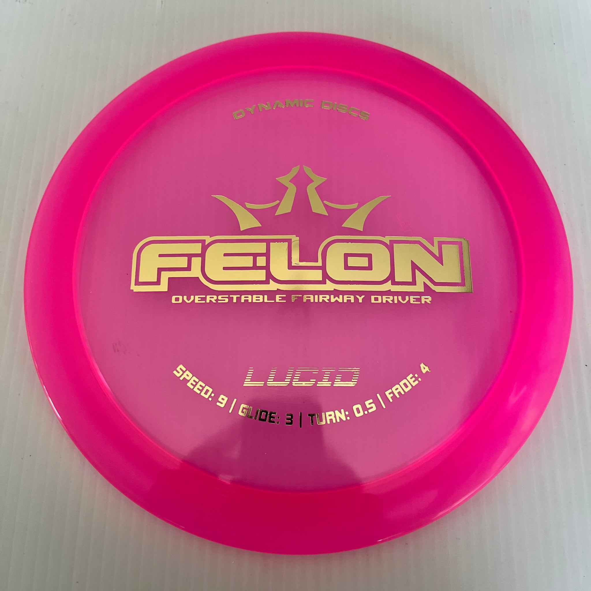 Dynamic Discs Lucid Felon 9/3/0.5/4