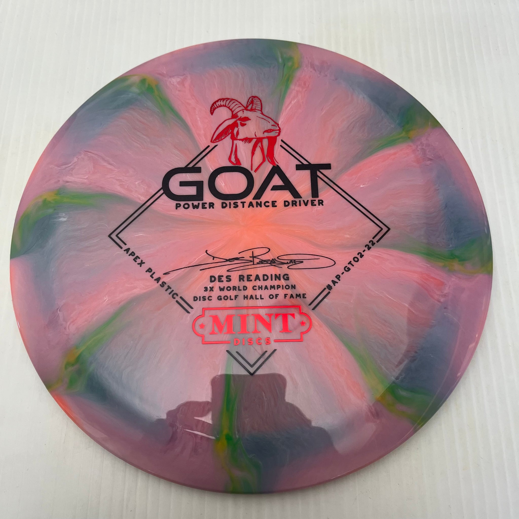 Mint Discs 2023 Des Reading Swirly Apex Goat 12/5/-1/3