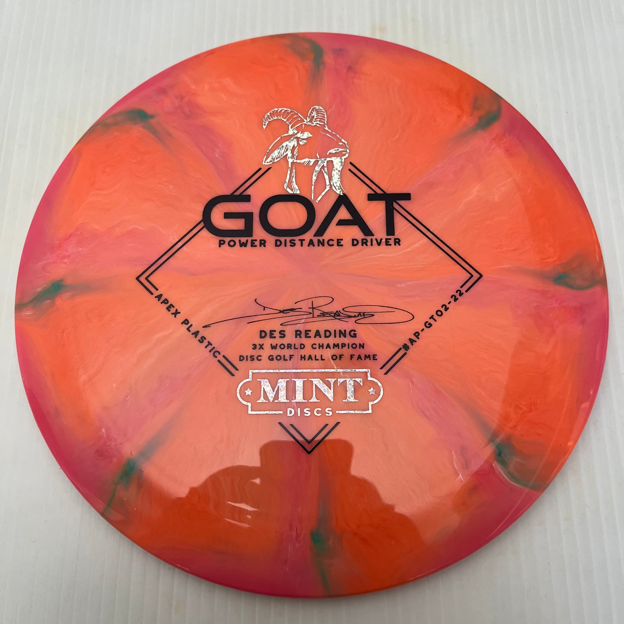 Mint Discs 2023 Des Reading Swirly Apex Goat 12/5/-1/3