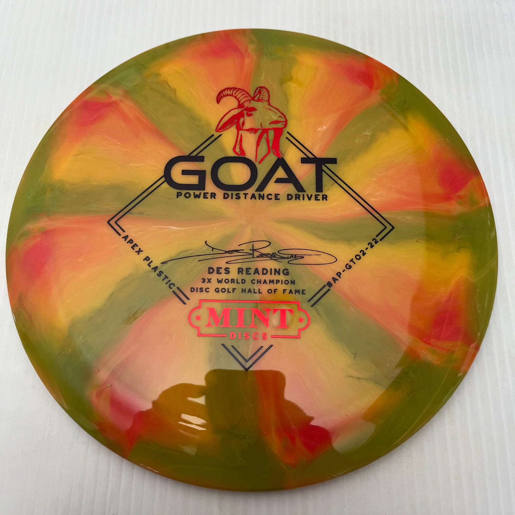 Mint Discs 2023 Des Reading Swirly Apex Goat 12/5/-1/3