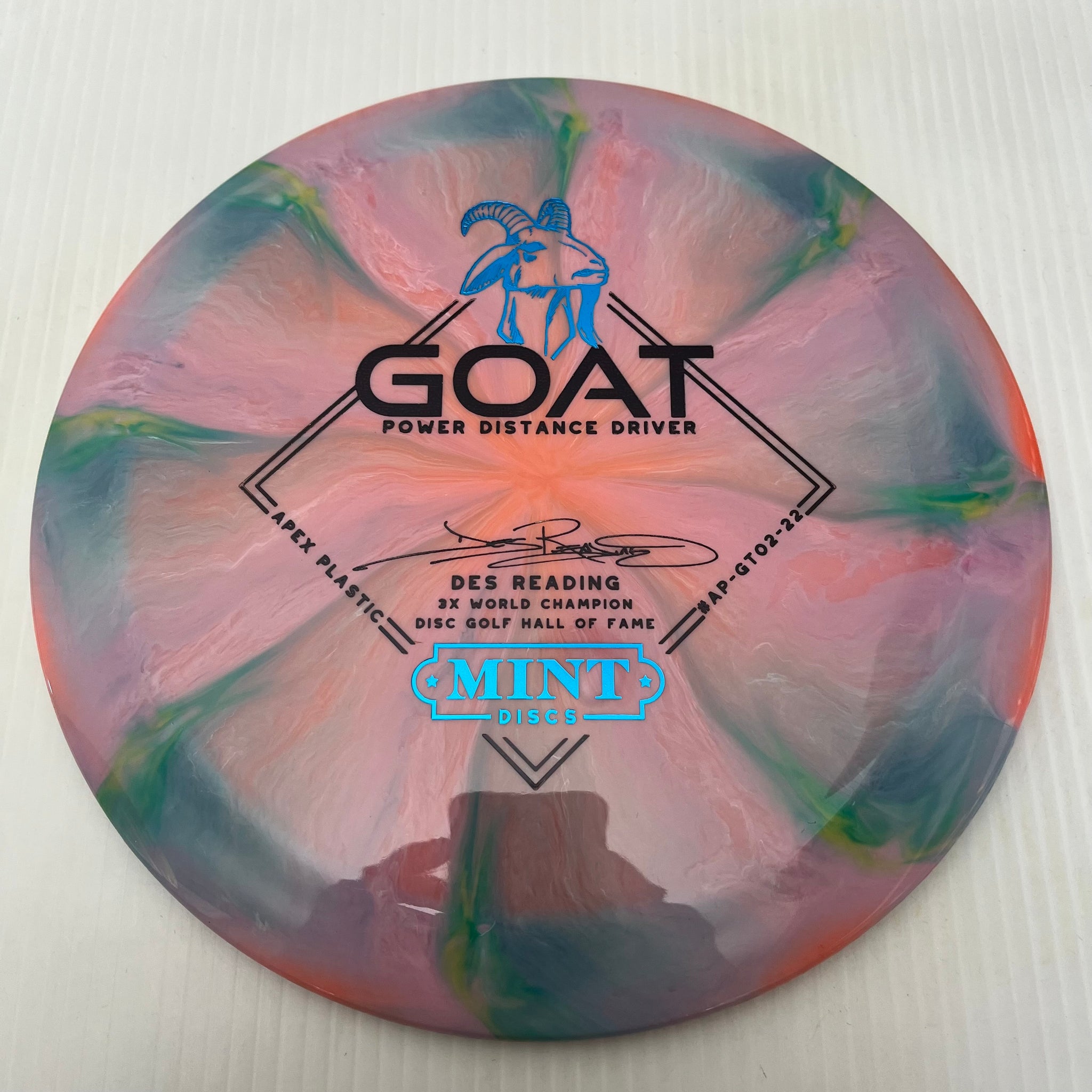 Mint Discs 2023 Des Reading Swirly Apex Goat 12/5/-1/3
