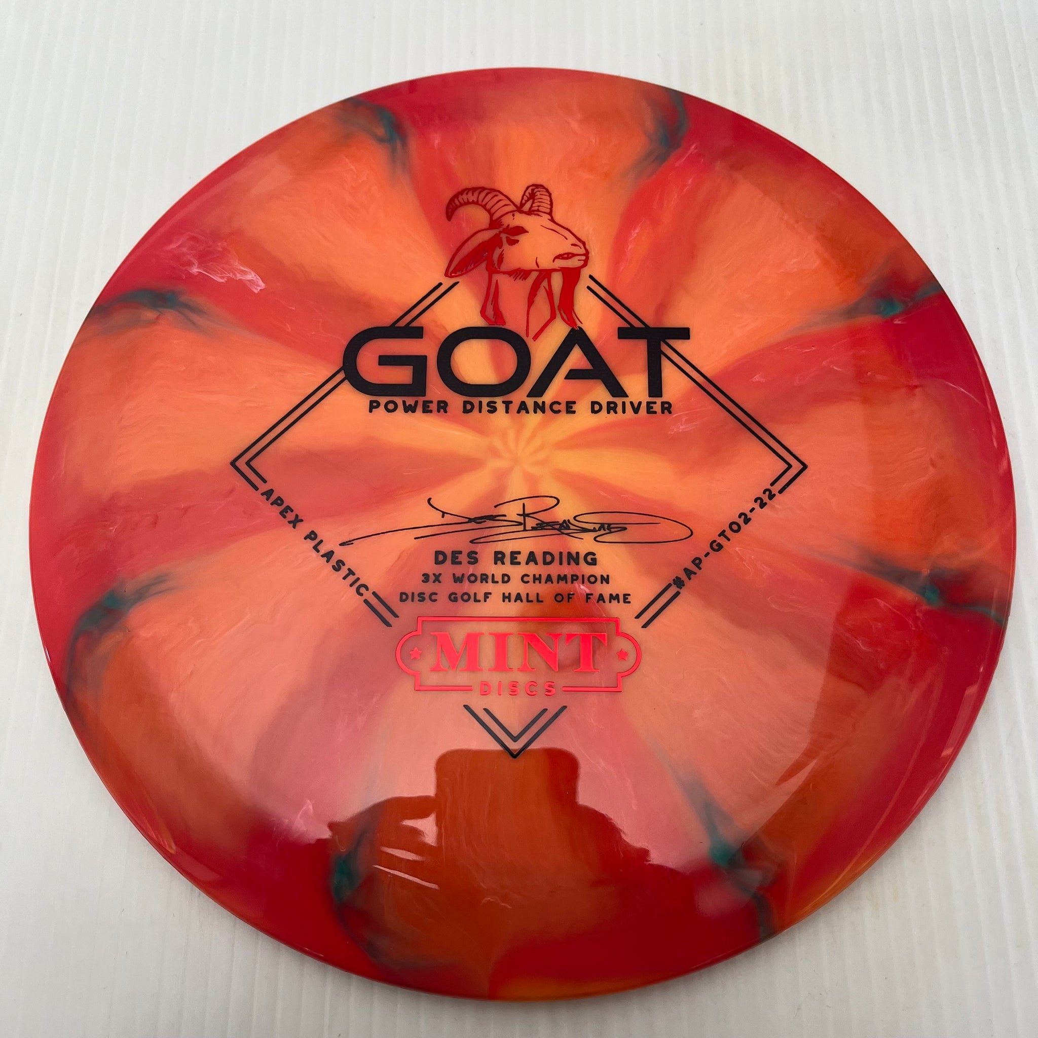 Mint Discs 2023 Des Reading Swirly Apex Goat 12/5/-1/3