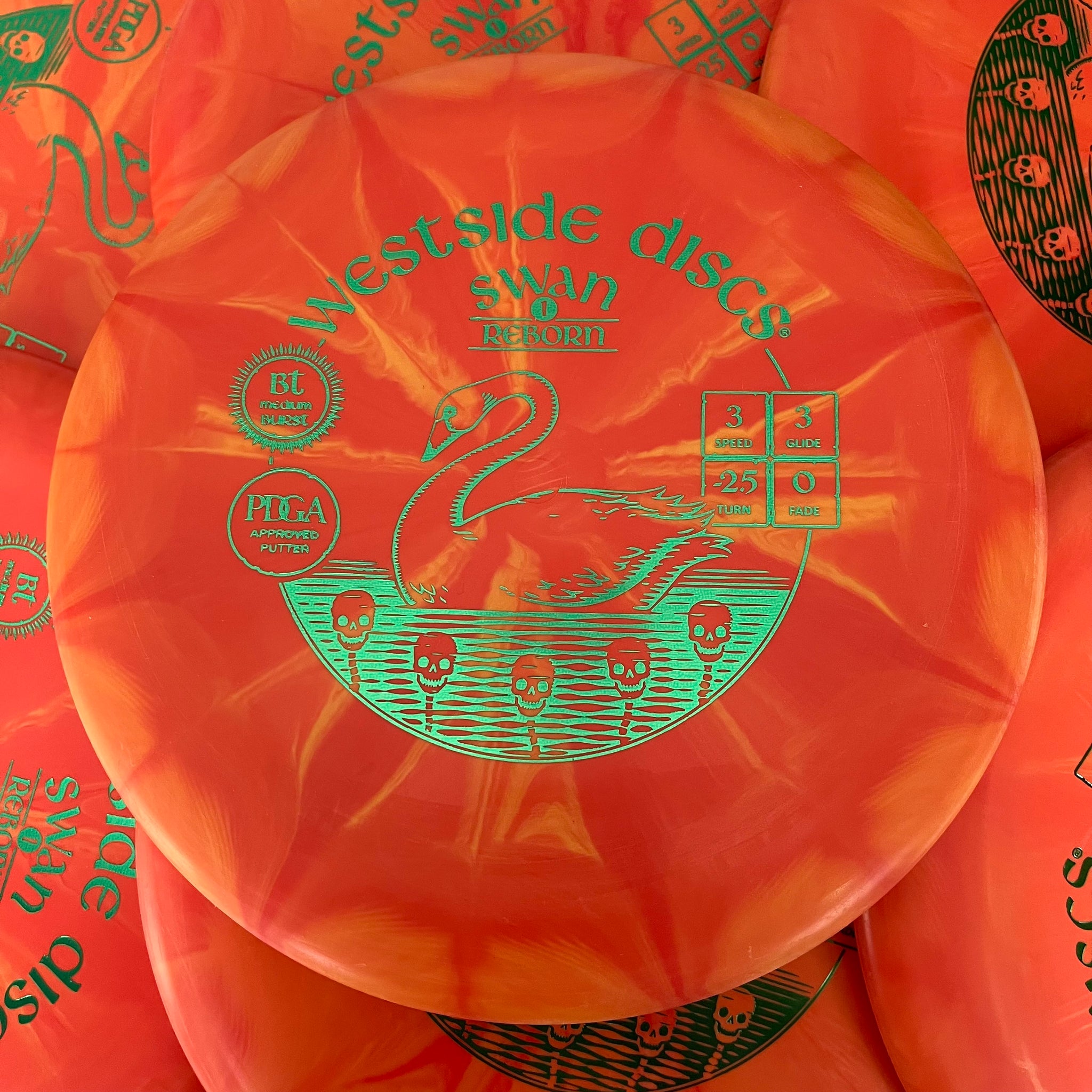 Westside Discs BT Medium Burst Swan 1 Reborn 3/3/-2.5/0