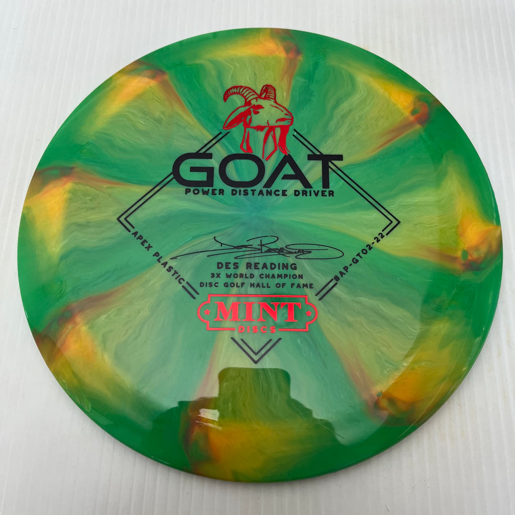 Mint Discs 2023 Des Reading Swirly Apex Goat 12/5/-1/3