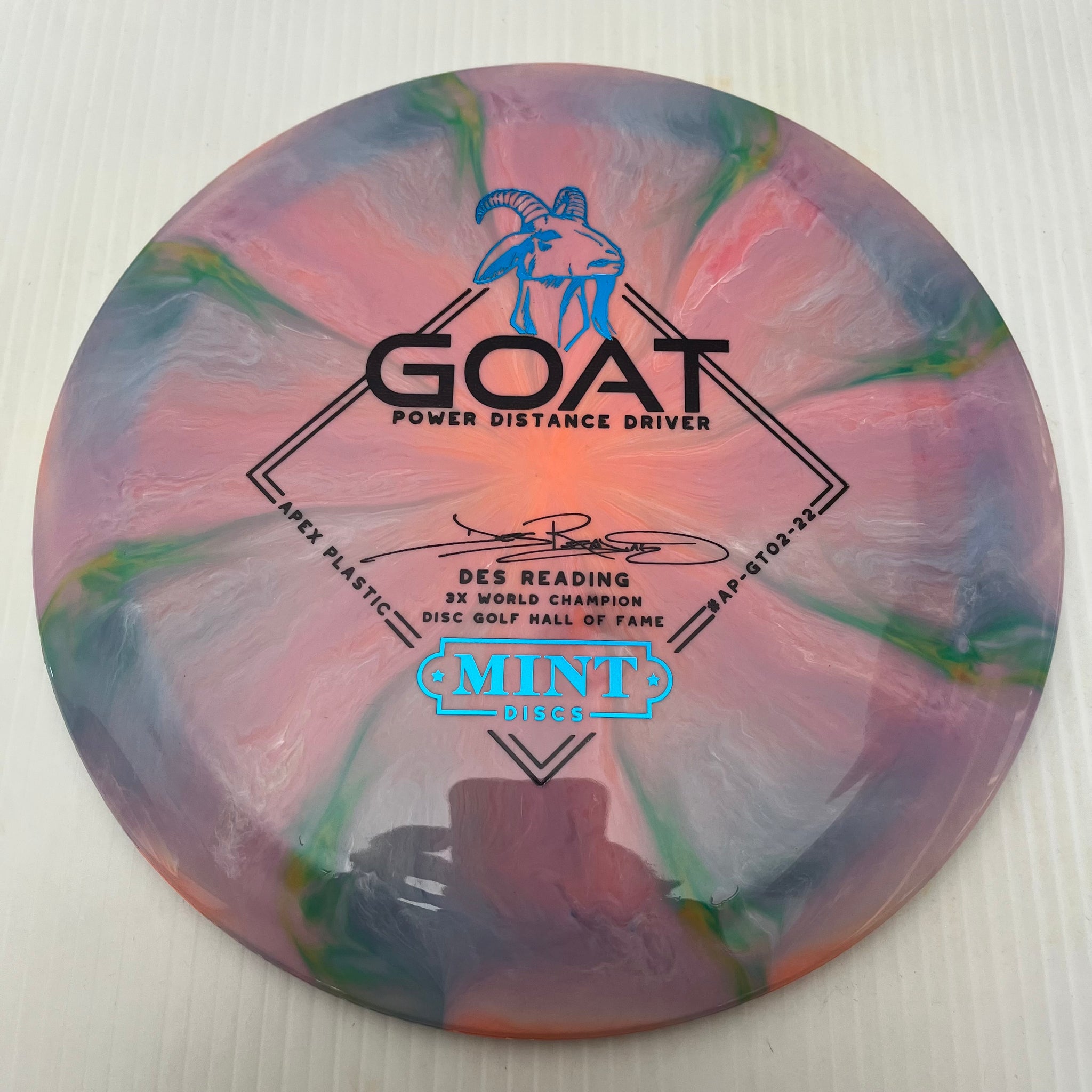 Mint Discs 2023 Des Reading Swirly Apex Goat 12/5/-1/3