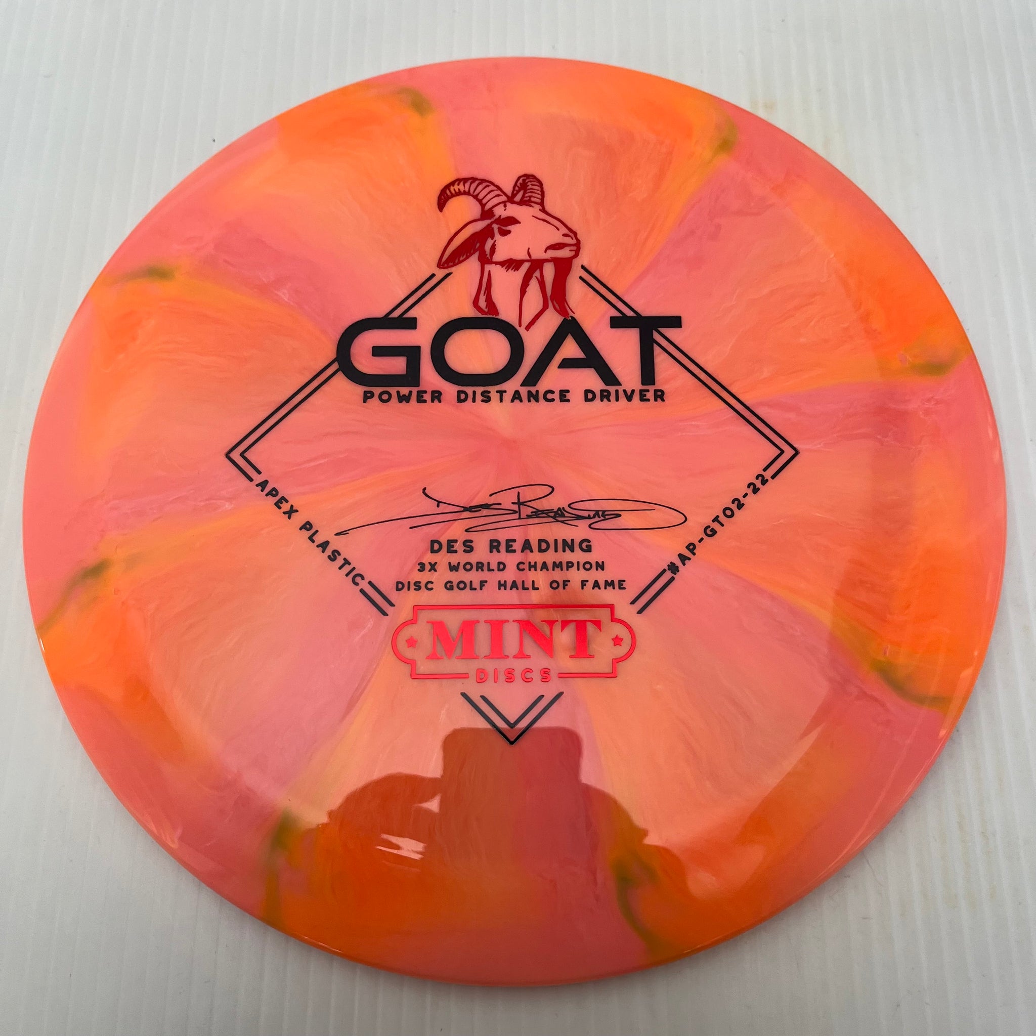 Mint Discs 2023 Des Reading Swirly Apex Goat 12/5/-1/3