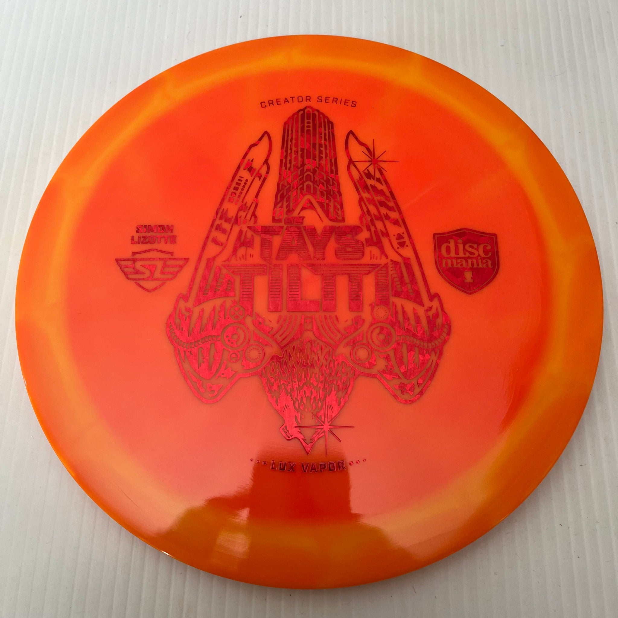 Discmania Simon Lizotte Creator Series Lux Vapor Tays Tiltti (Full Tilt) 9/1/1/6