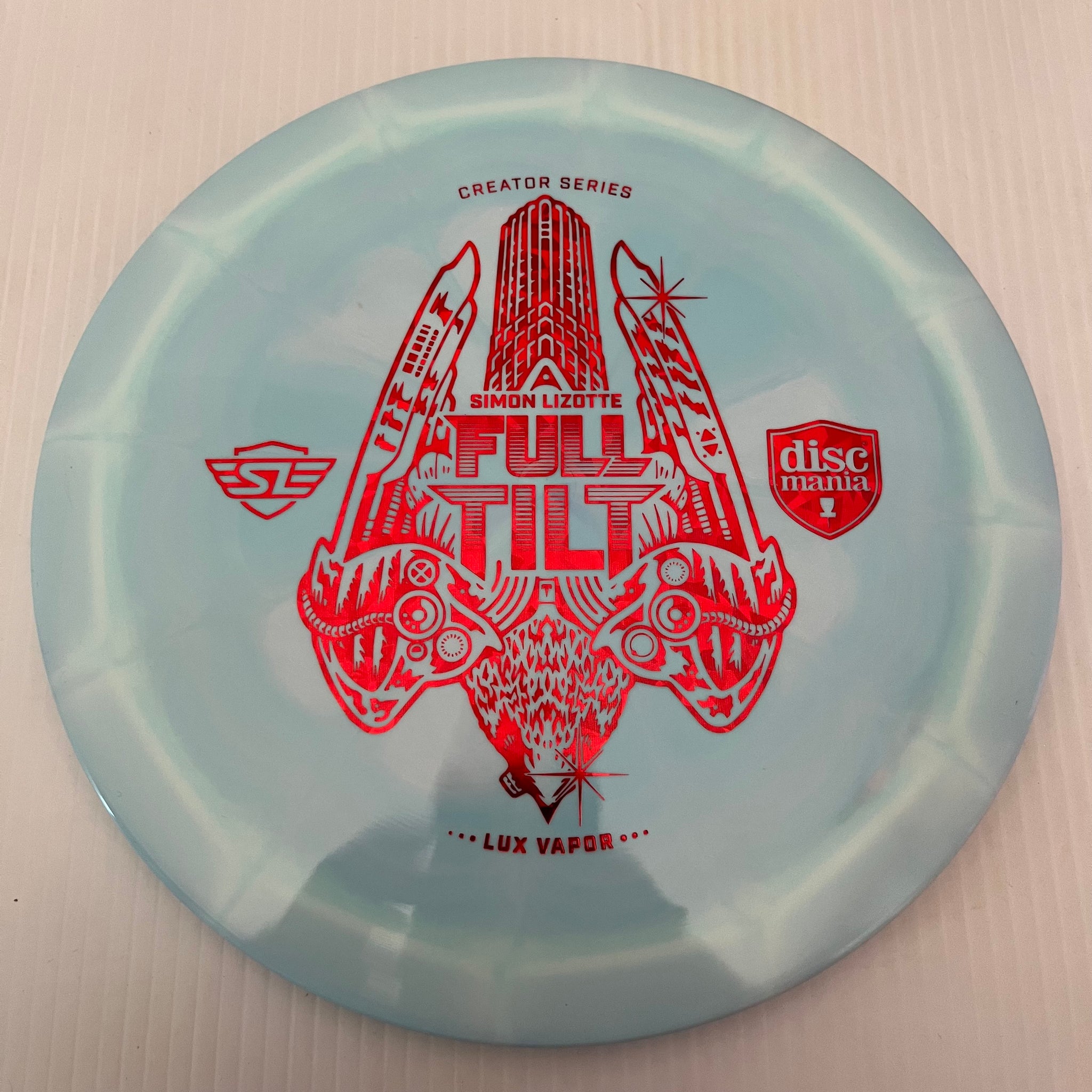 Discmania Simon Lizotte Creator Series Lux Vapor Full Tilt 9/1/1/6