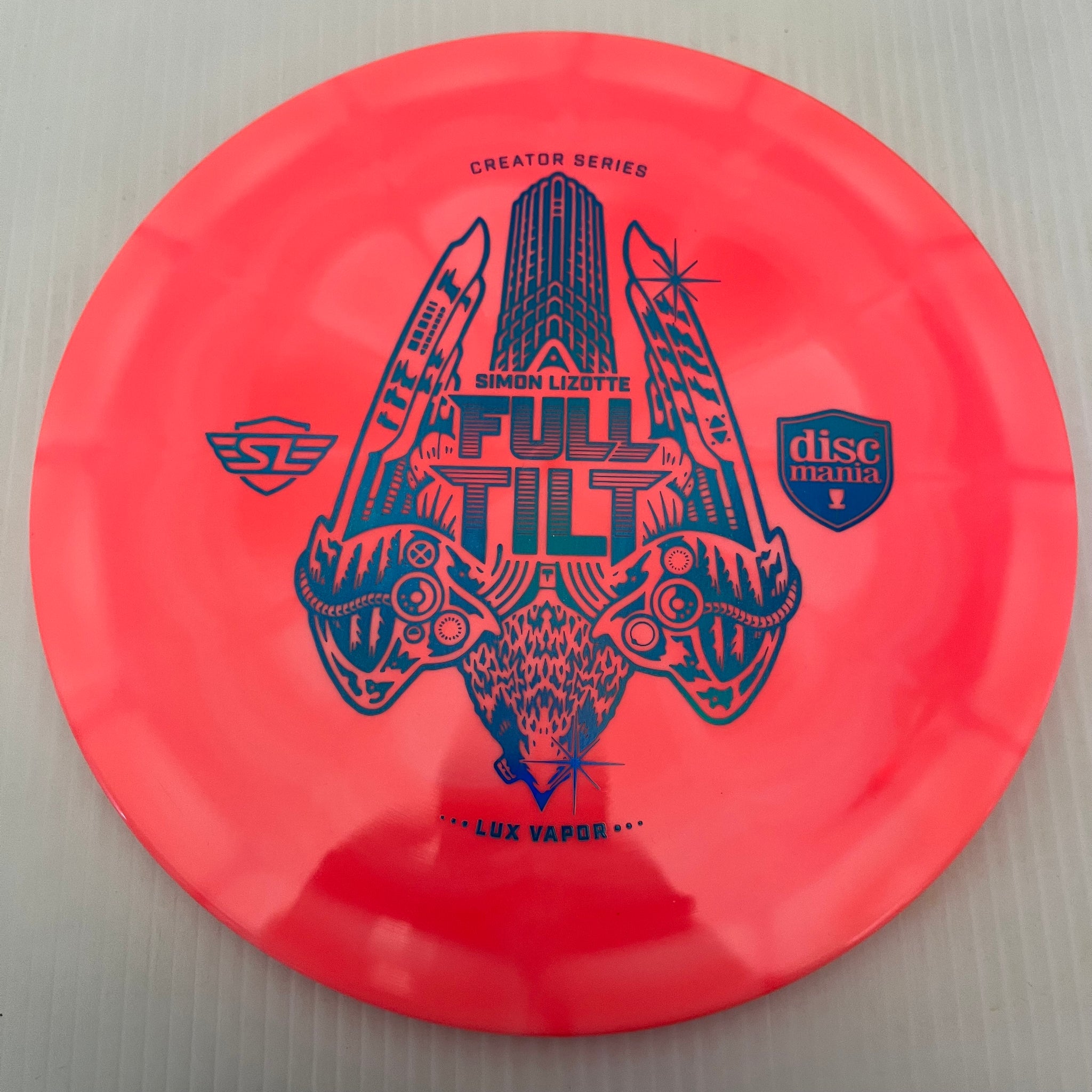 Discmania Simon Lizotte Creator Series Lux Vapor Full Tilt 9/1/1/6