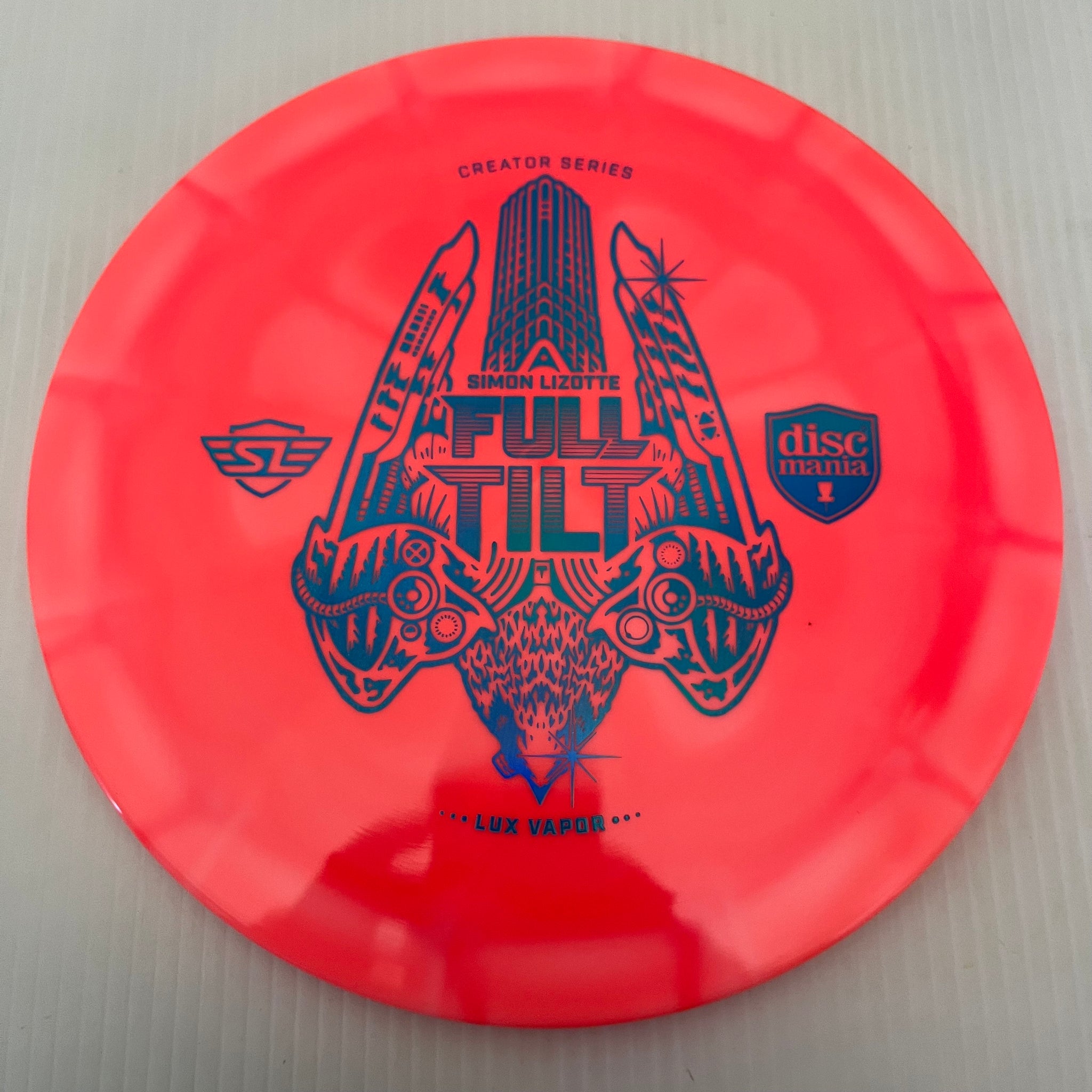 Discmania Simon Lizotte Creator Series Lux Vapor Full Tilt 9/1/1/6