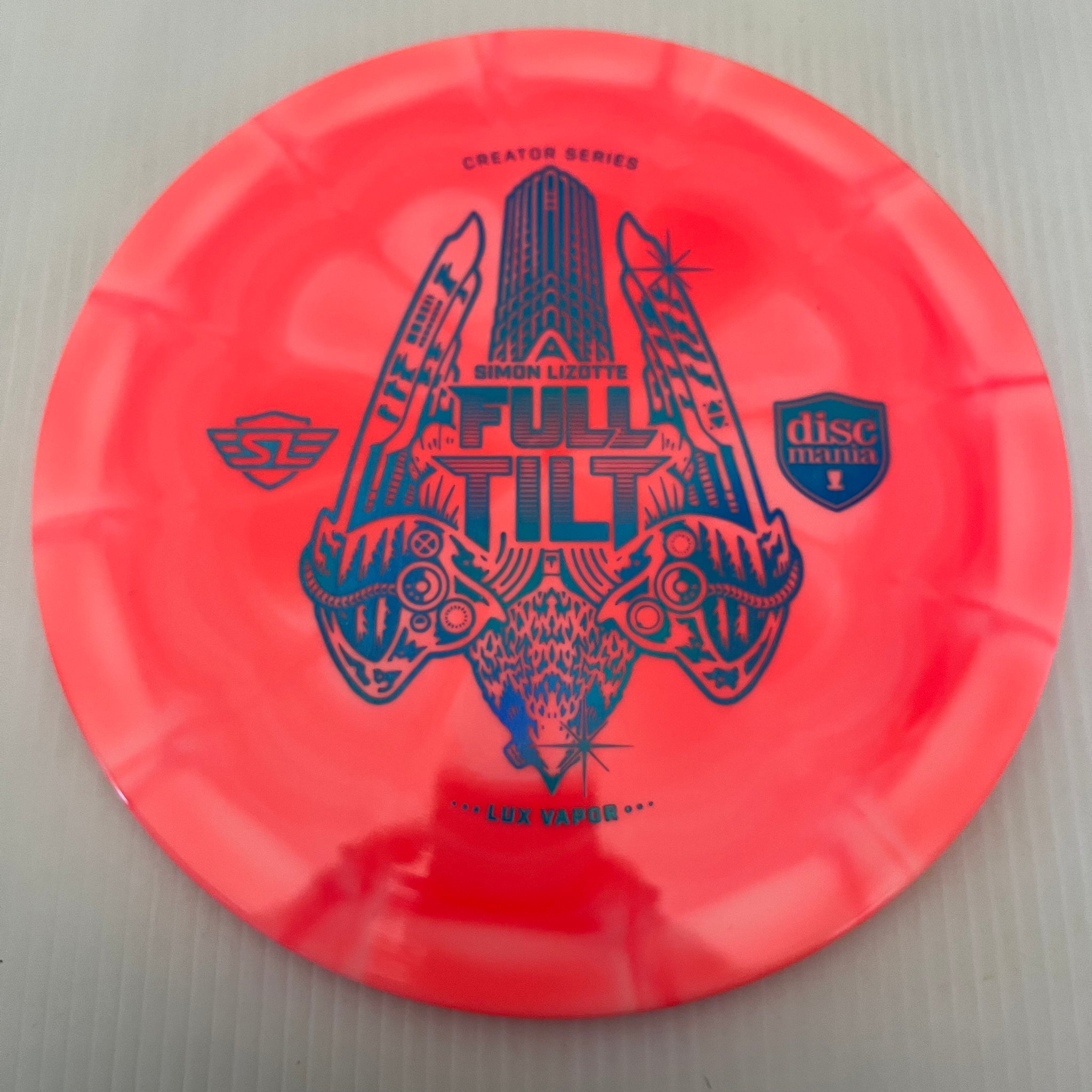 Discmania Simon Lizotte Creator Series Lux Vapor Full Tilt 9/1/1/6