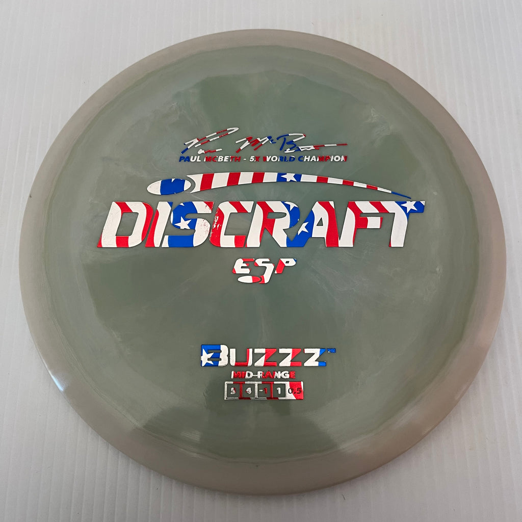 Discraft 5x Paul McBeth ESP Buzzz 5/4/-1/1 (American Flag Stamps!)