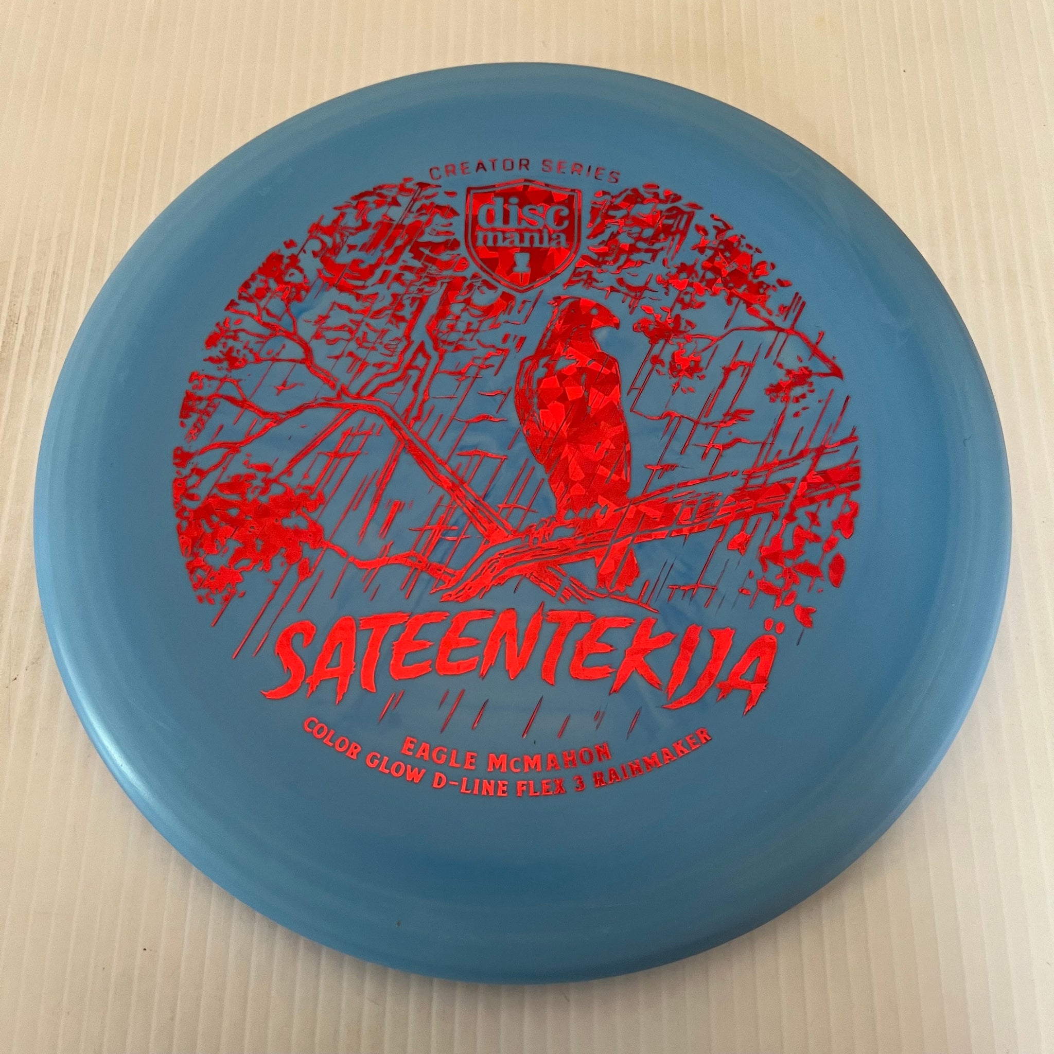 Discmania 2023 Eagle McMahon Creator Series Flex 3 Color Glow D-Line "Sateentekija" Rainmaker 2/3/0/0.5