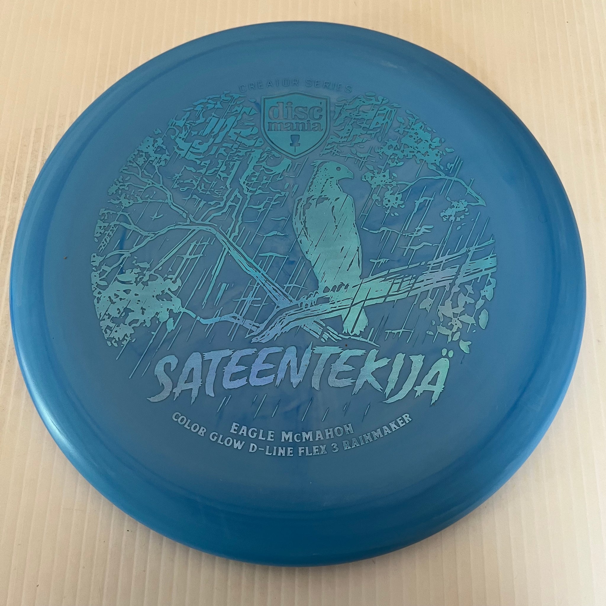 Discmania 2023 Eagle McMahon Creator Series Flex 3 Color Glow D-Line "Sateentekija" Rainmaker 2/3/0/0.5