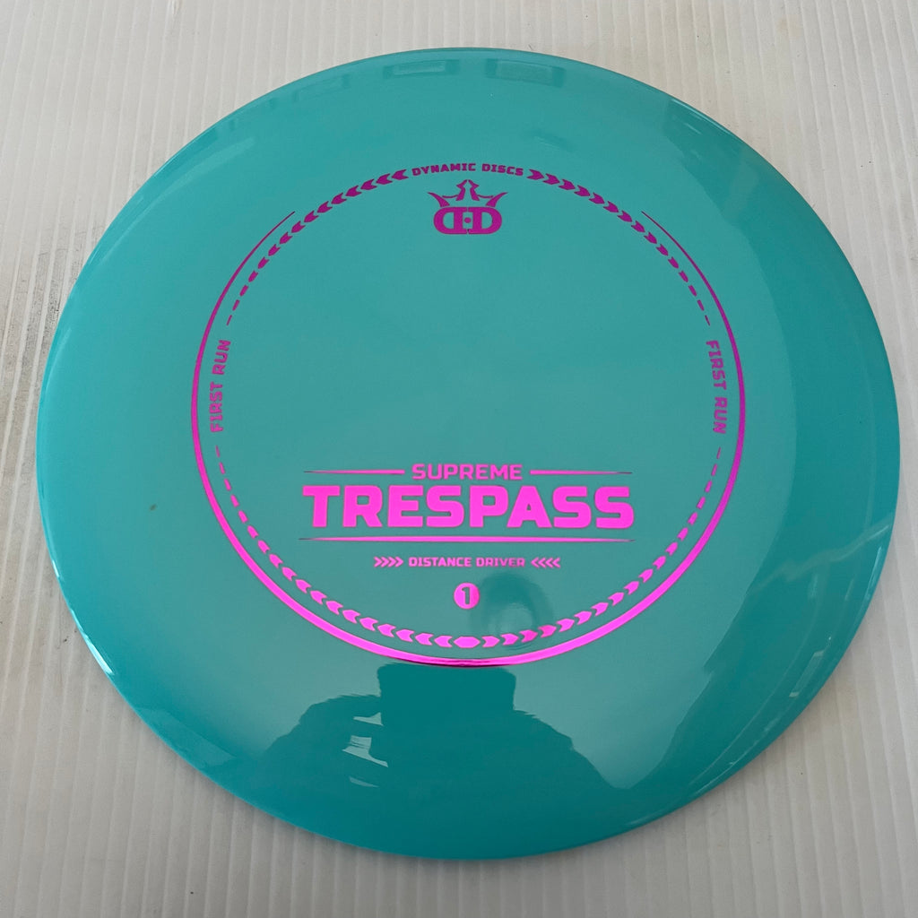 Dynamic Discs First Run Supreme Trespass 12/5/-0.5/3