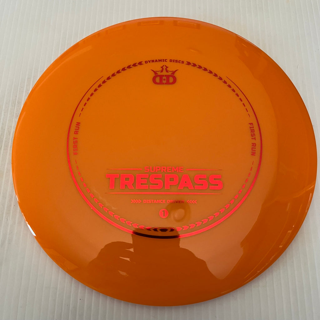 Dynamic Discs First Run Supreme Trespass 12/5/-0.5/3