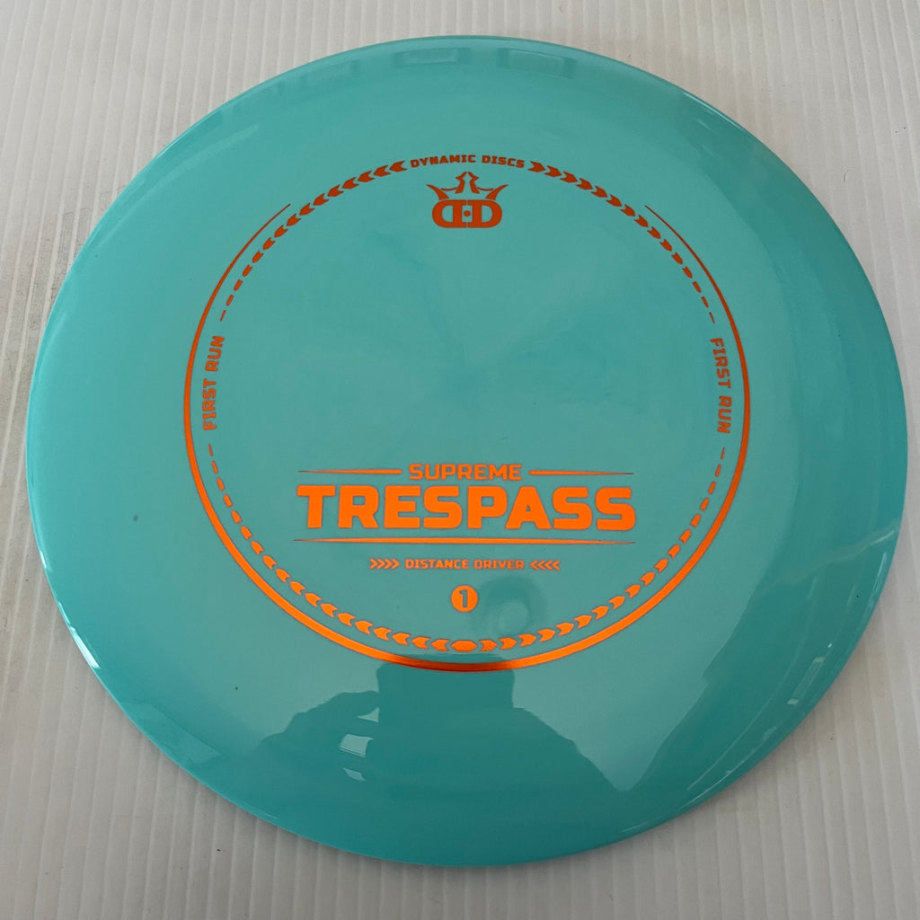 Dynamic Discs First Run Supreme Trespass 12/5/-0.5/3
