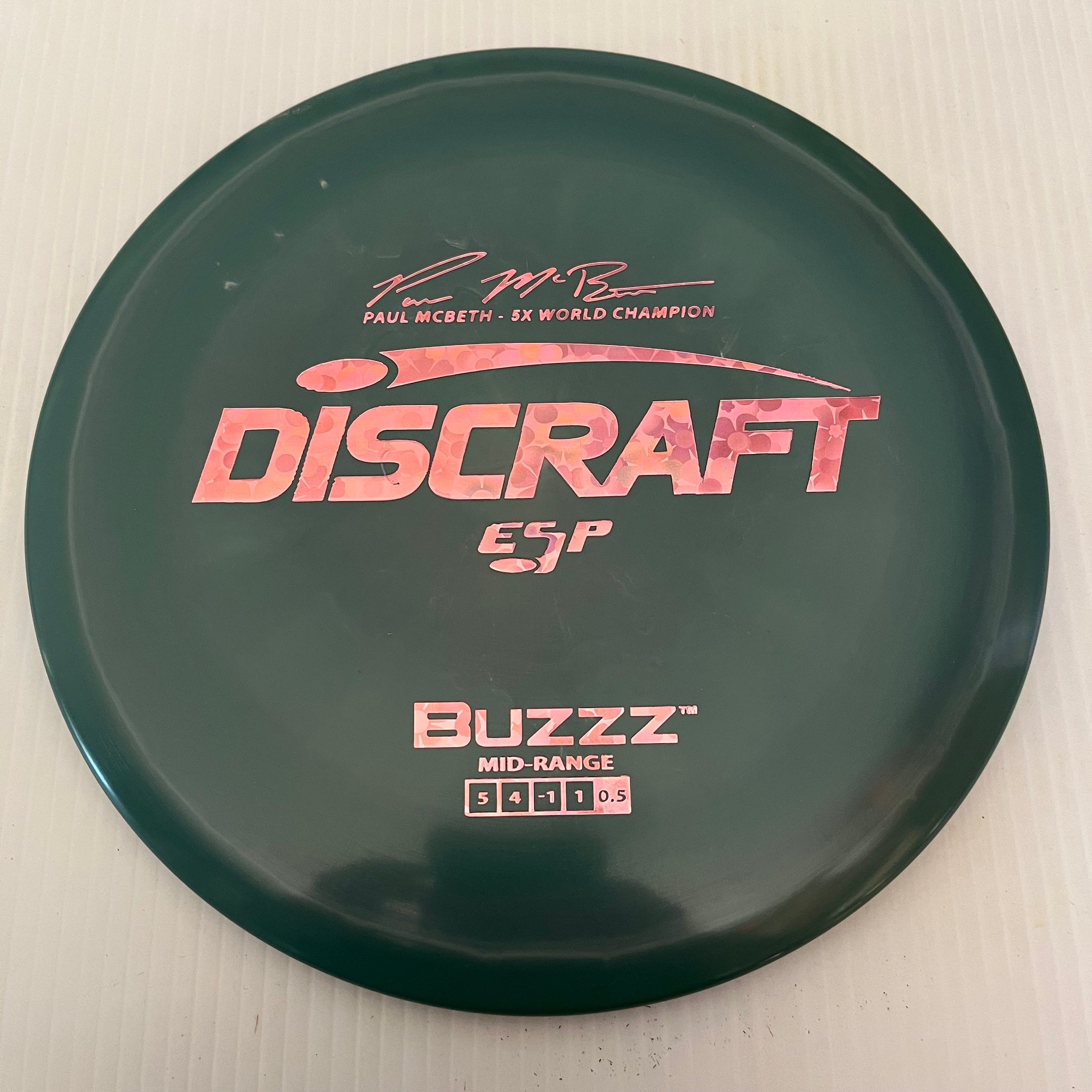 Discraft 5x Paul McBeth ESP Buzzz 5/4/-1/1 (175-176g)