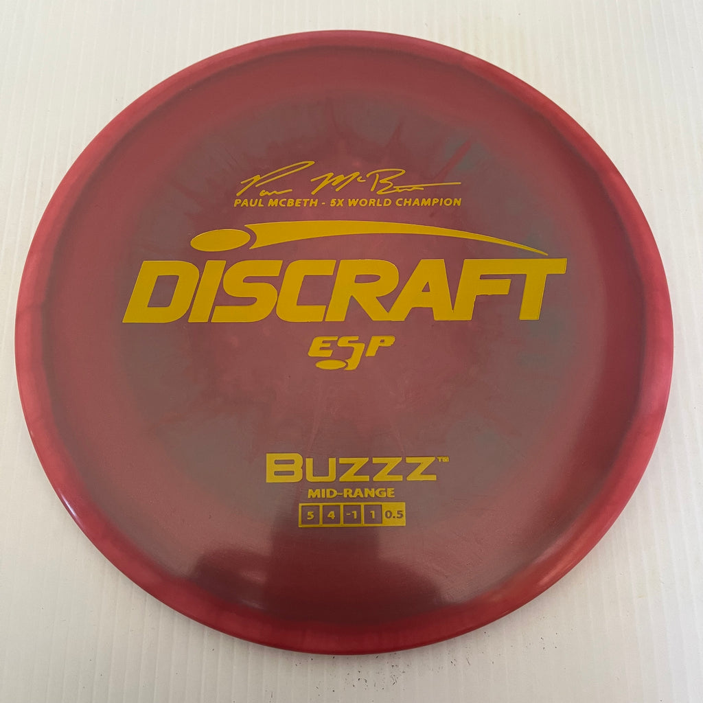 Discraft 5x Paul McBeth ESP Buzzz 5/4/-1/1 (175-176g)