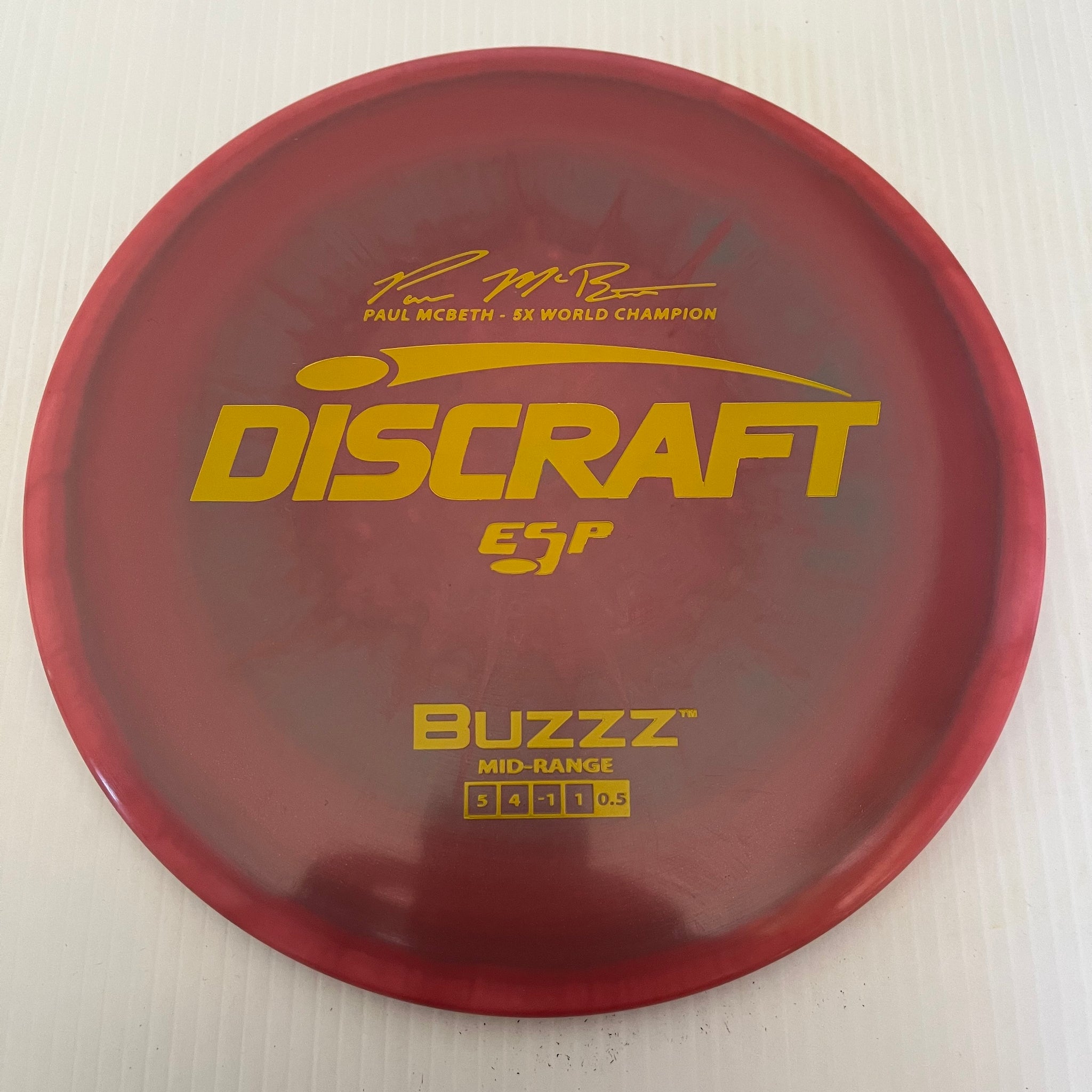 Discraft 5x Paul McBeth ESP Buzzz 5/4/-1/1 (175-176g)