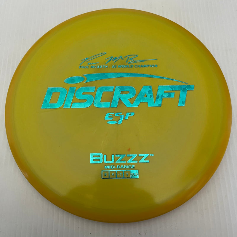 Discraft 5x Paul McBeth ESP Buzzz 5/4/-1/1 (175-176g)