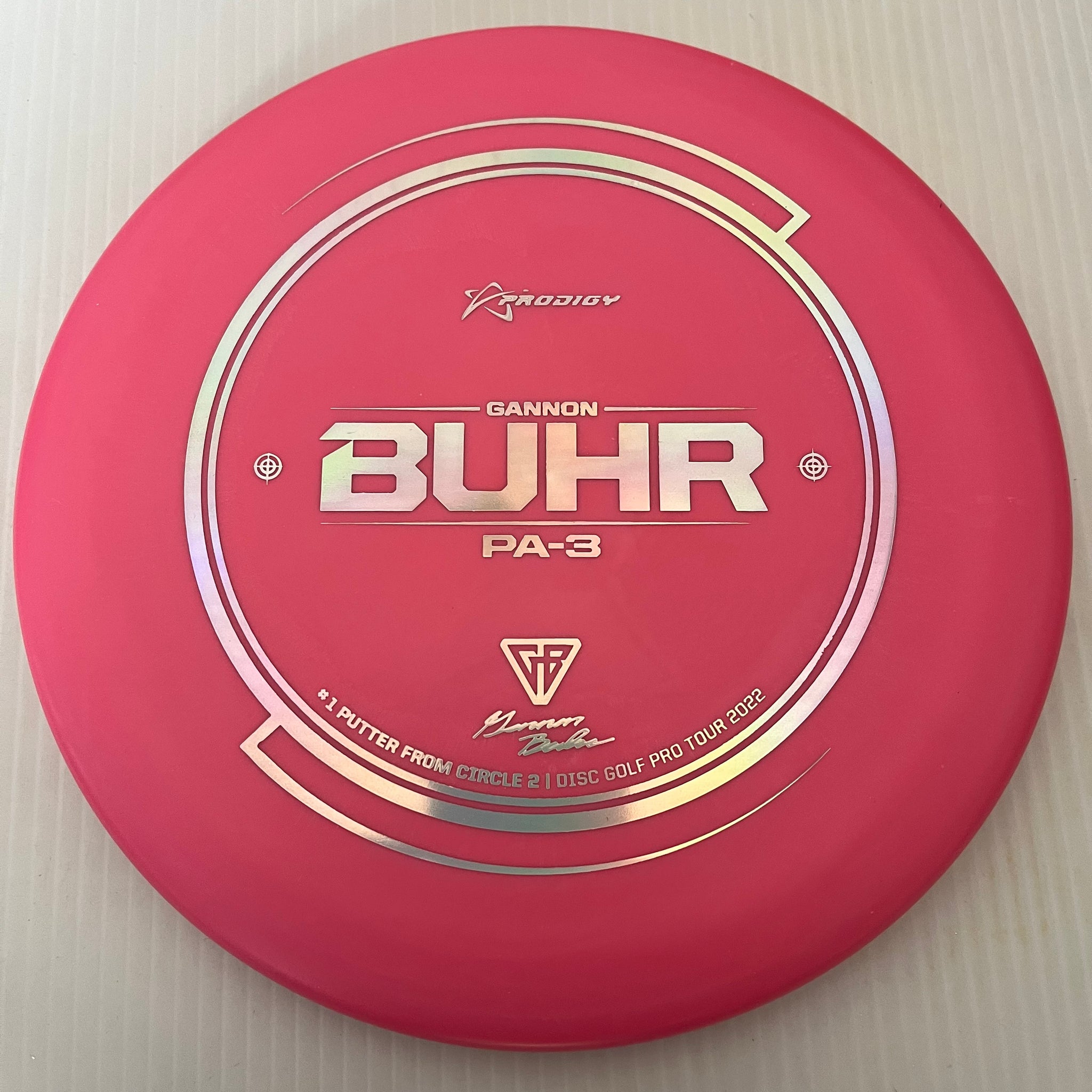 Prodigy 2022 Gannon Buhr Circle 2 Putting Champion 350G Pa-3 3/4/0/1