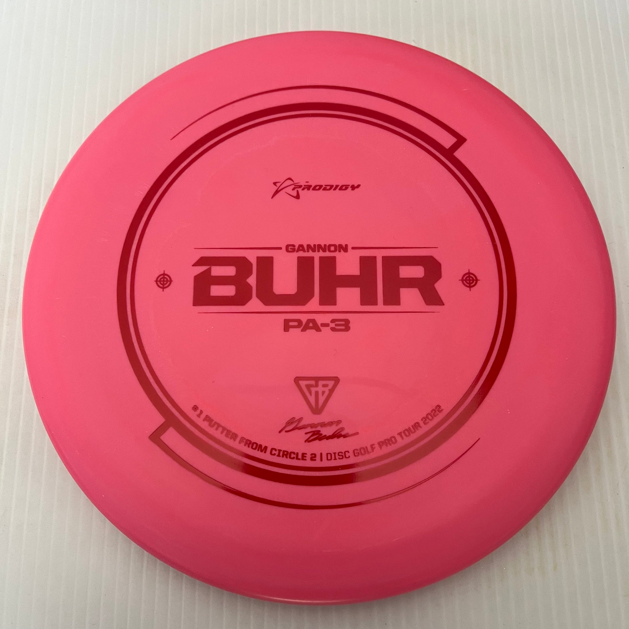 Prodigy 2022 Gannon Buhr Circle 2 Putting Champion 350G Pa-3 3/4/0/1