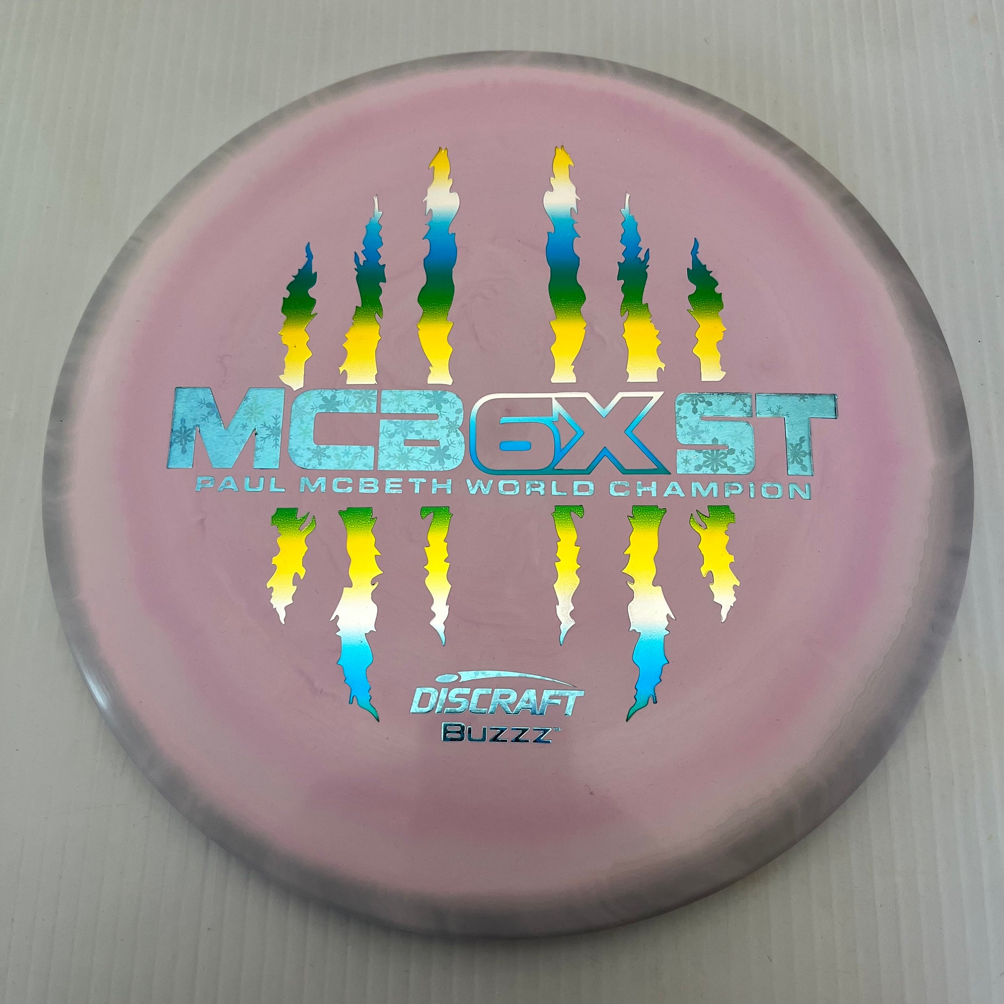 Discraft Paul McBeth 6x Claws Swirly ESP Buzzz 5/4/-1/1