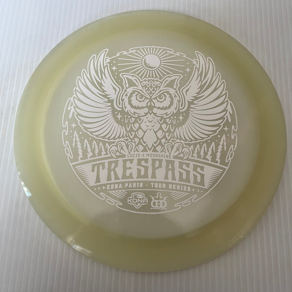 Dynamic Discs 2022 Kona Panis Team Series Lucid-X Moonshine Glow Trespass 12/5/-0.5/3